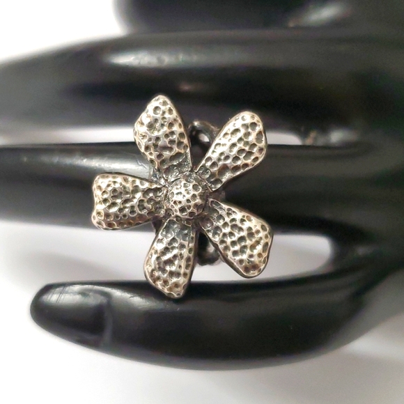 Sterling Silver 925 Flower Ring